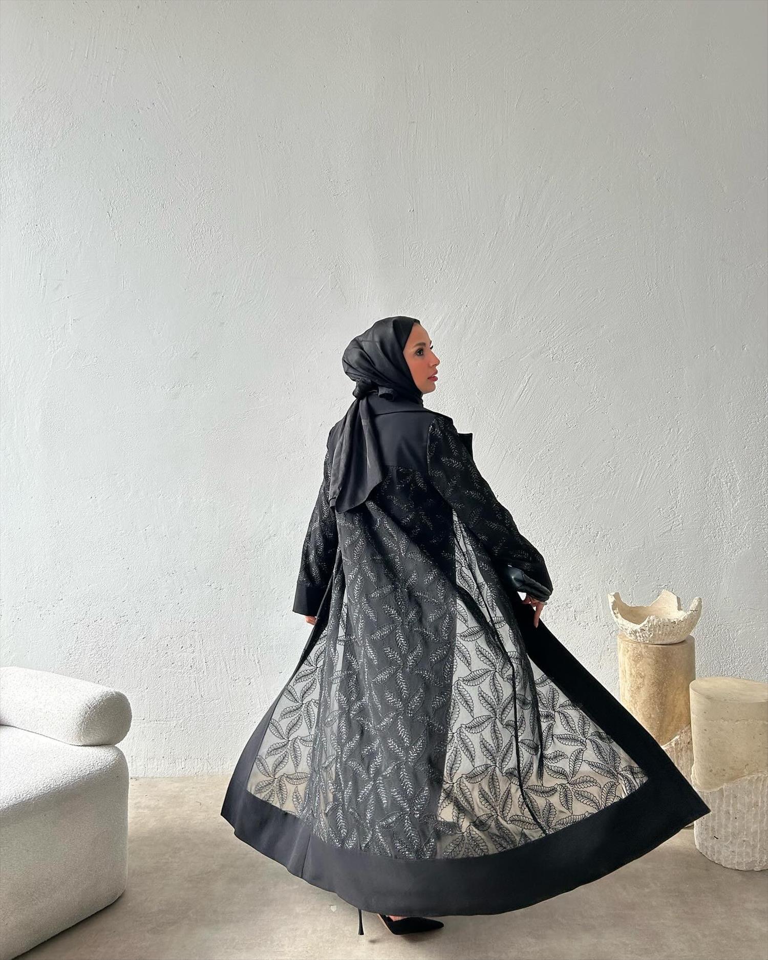 Desenli Abaya 